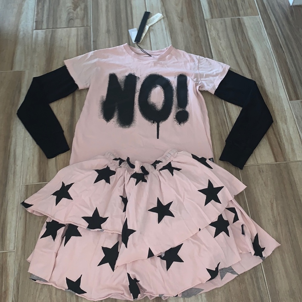 Nununu girls skirt set💕
